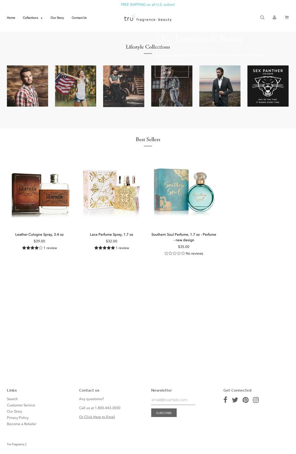 shoptrufragrance.com — Shopify storefront screenshot