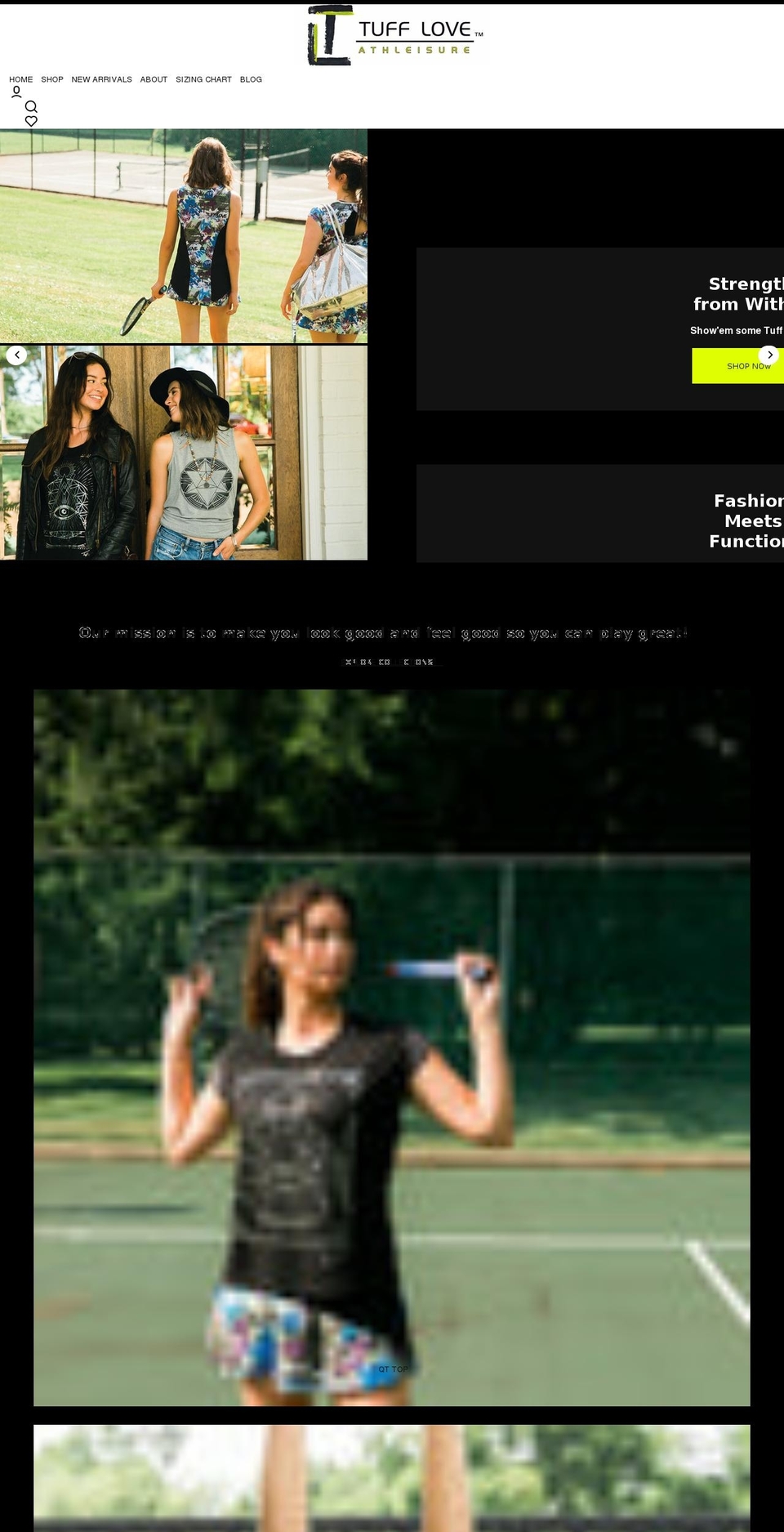 shoptufflove.com shopify website screenshot