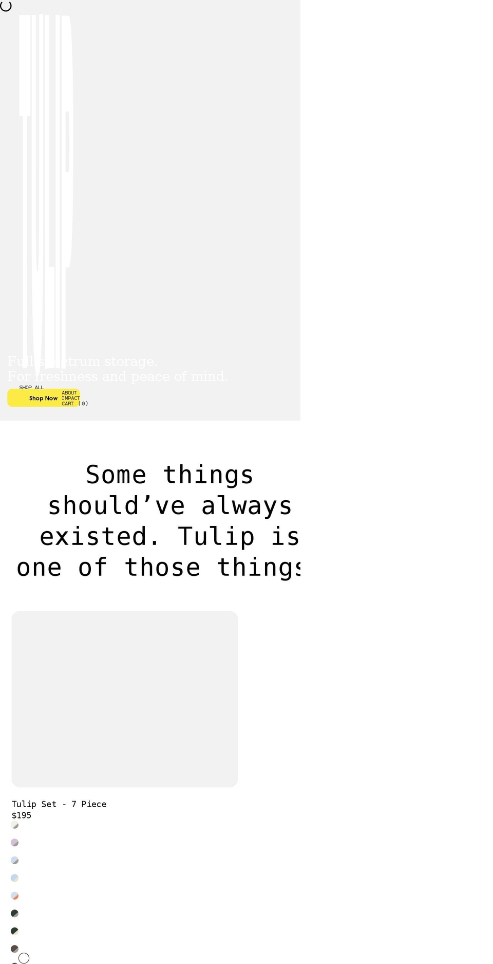 shoptulip.com shopify website screenshot
