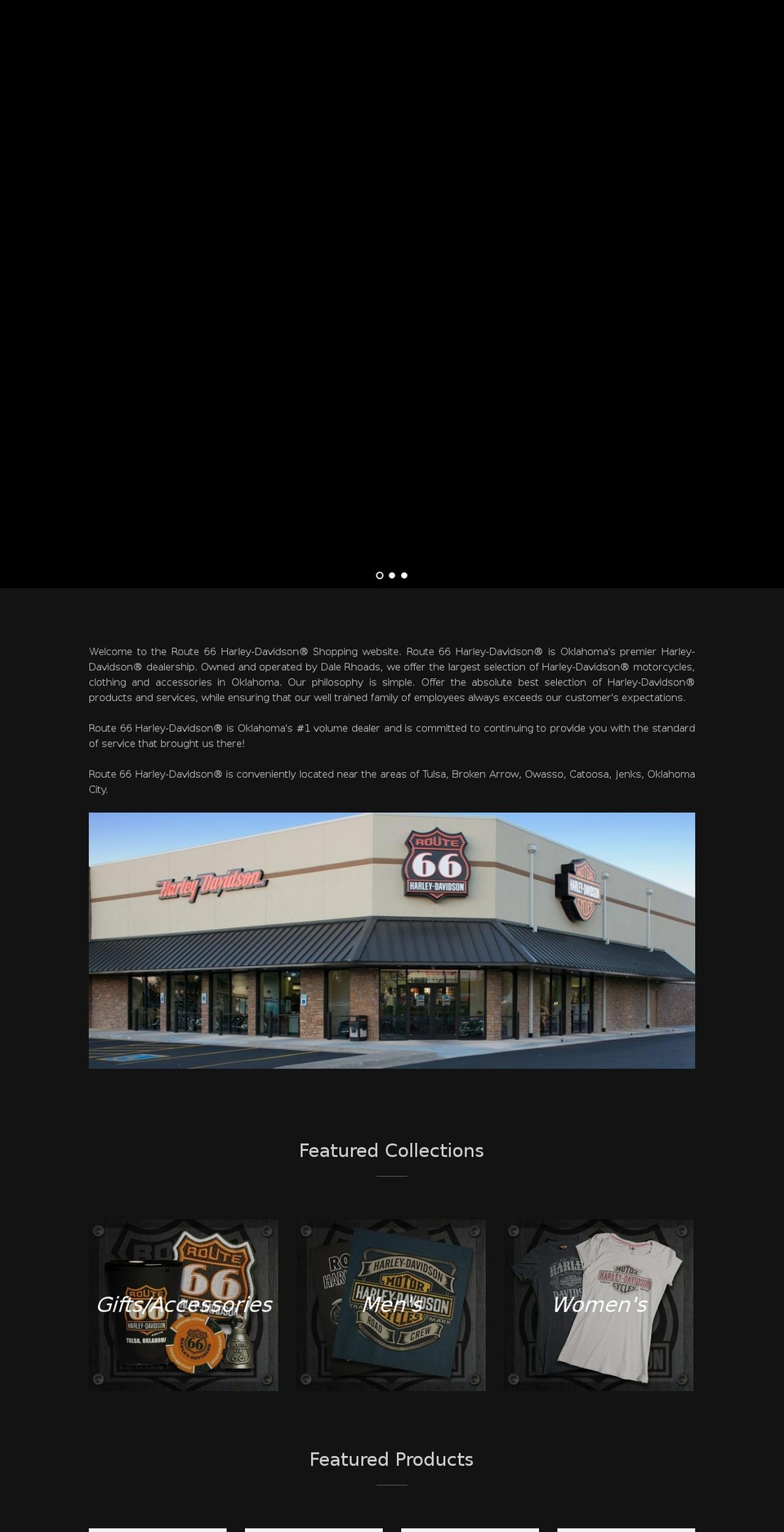 shoptulsaharley.com — Shopify storefront screenshot