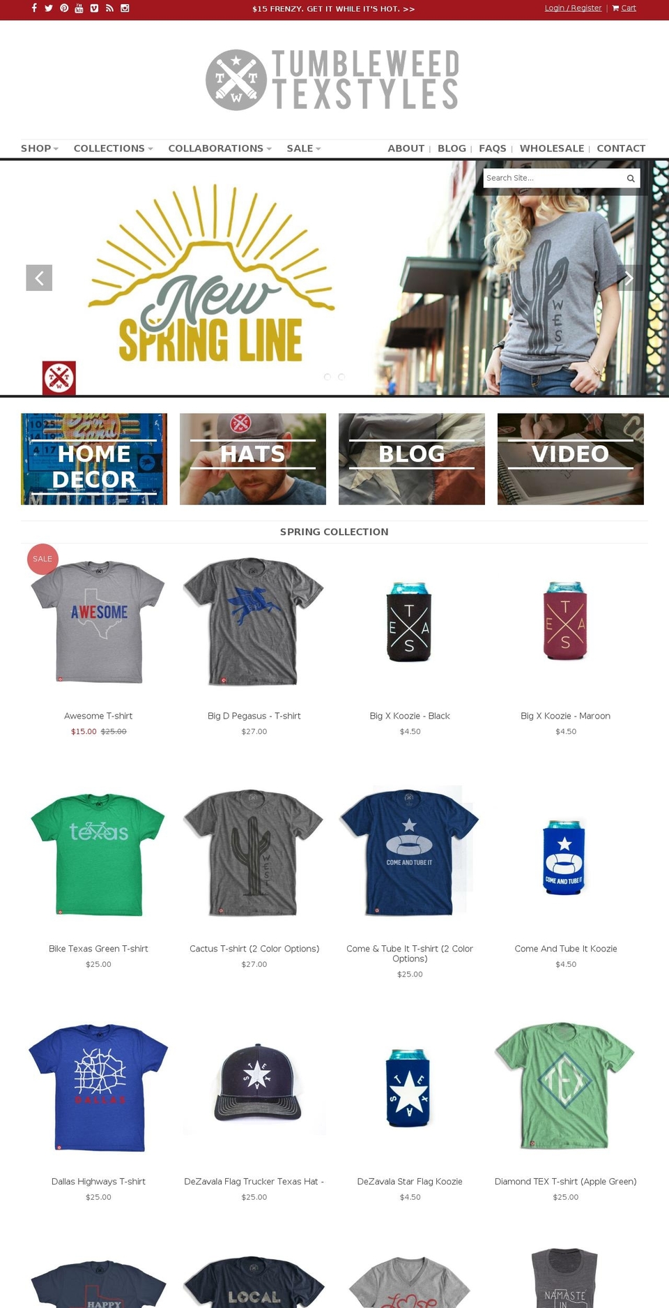 NINE15 Shopify theme site example shoptwt.com