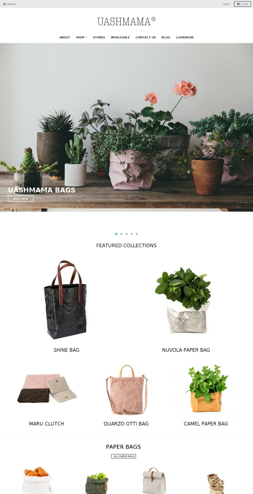 shopuashmamausa.com shopify website screenshot