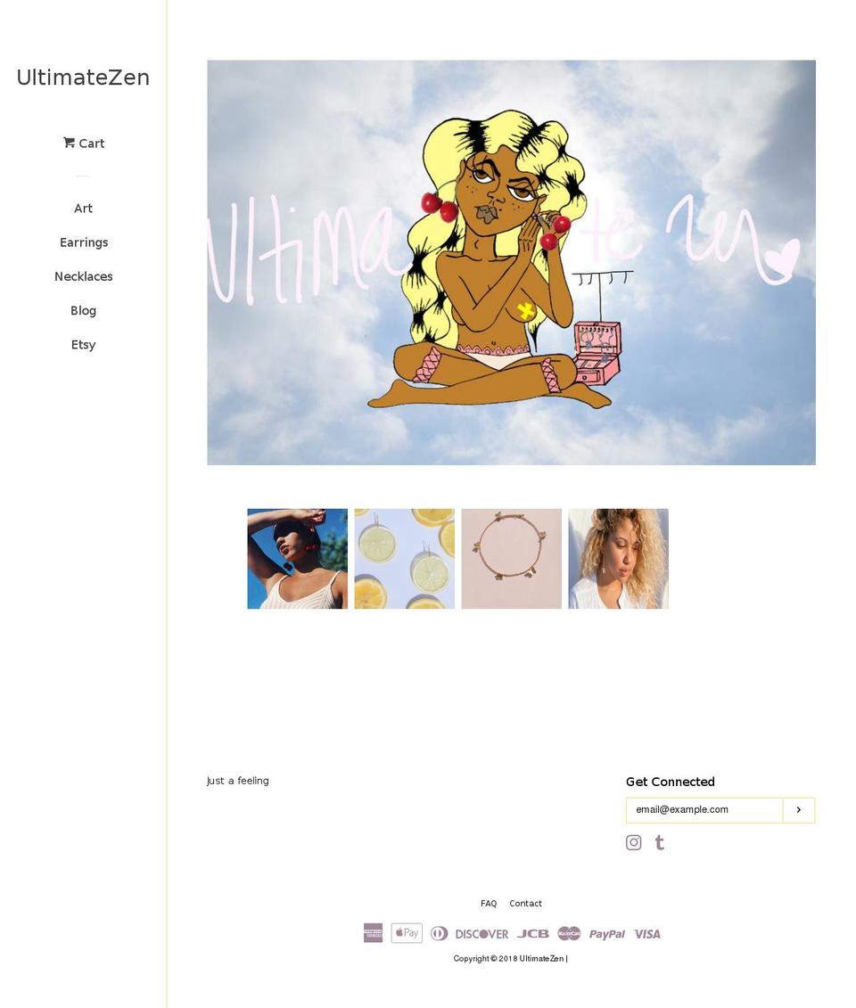 shopultimatezen.com shopify website screenshot