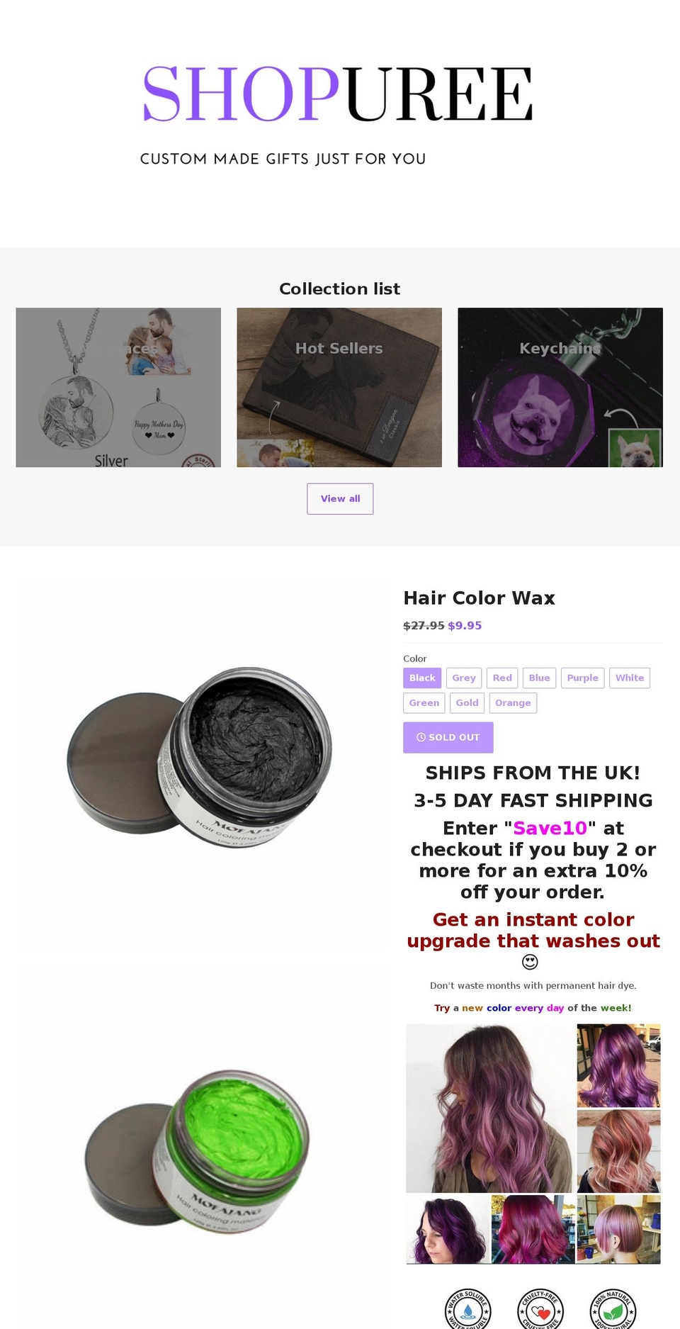 shopuree.com — Shopify storefront screenshot