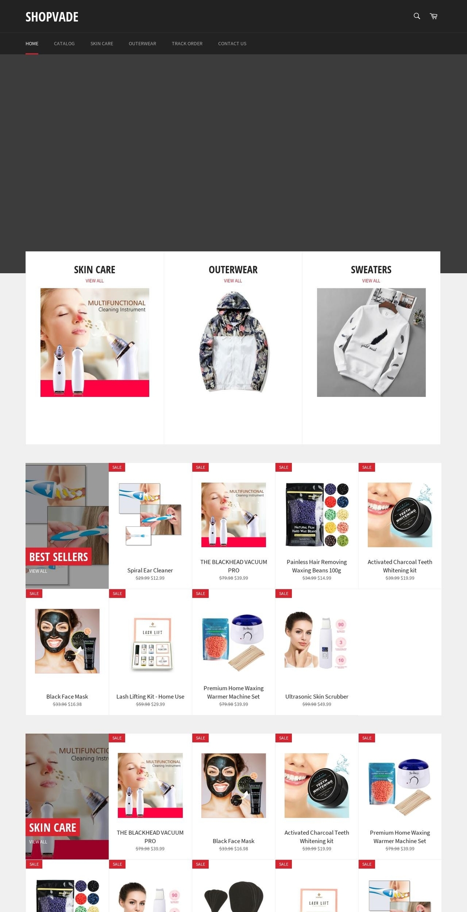 shopvade.com — Shopify storefront screenshot