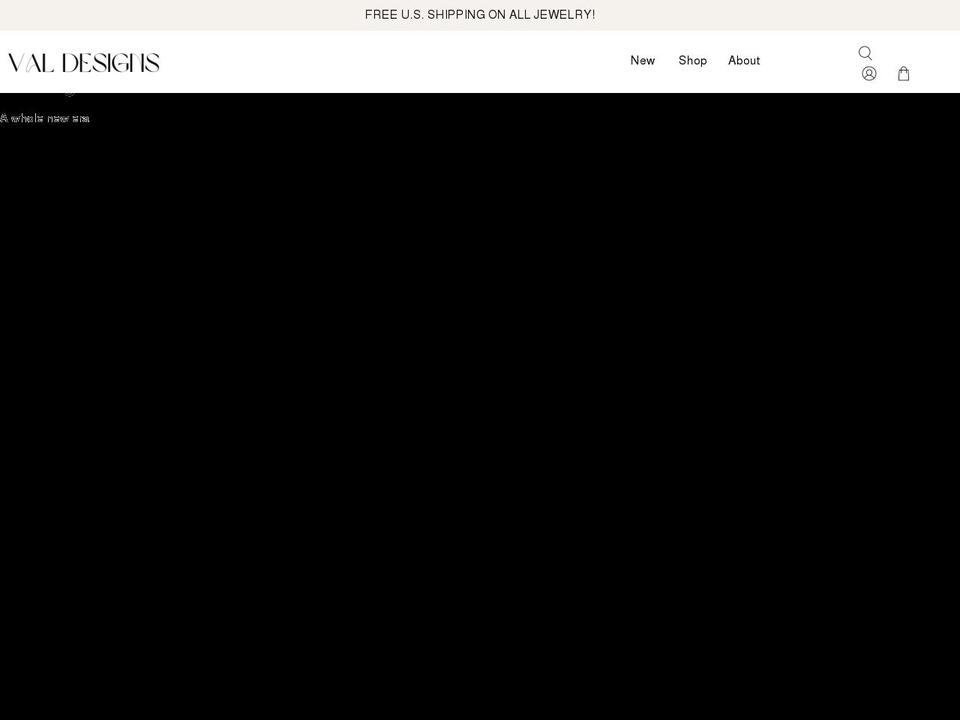 shopvaldesigns.com shopify website screenshot