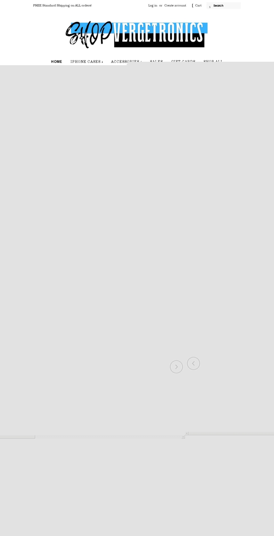 shopvergetronics.com shopify website screenshot