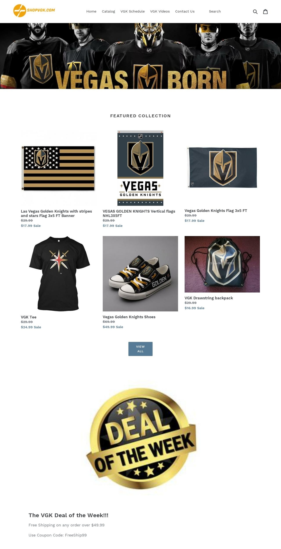 shopvgk.com — Shopify storefront screenshot
