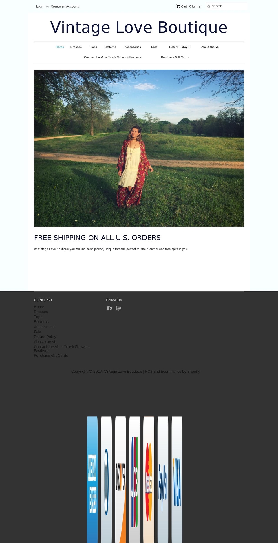shopvintagelove.com shopify website screenshot