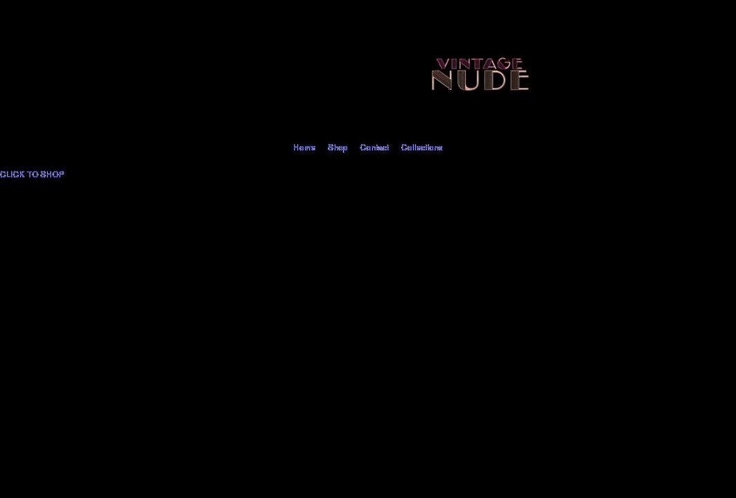 shopvintagenude.com shopify website screenshot