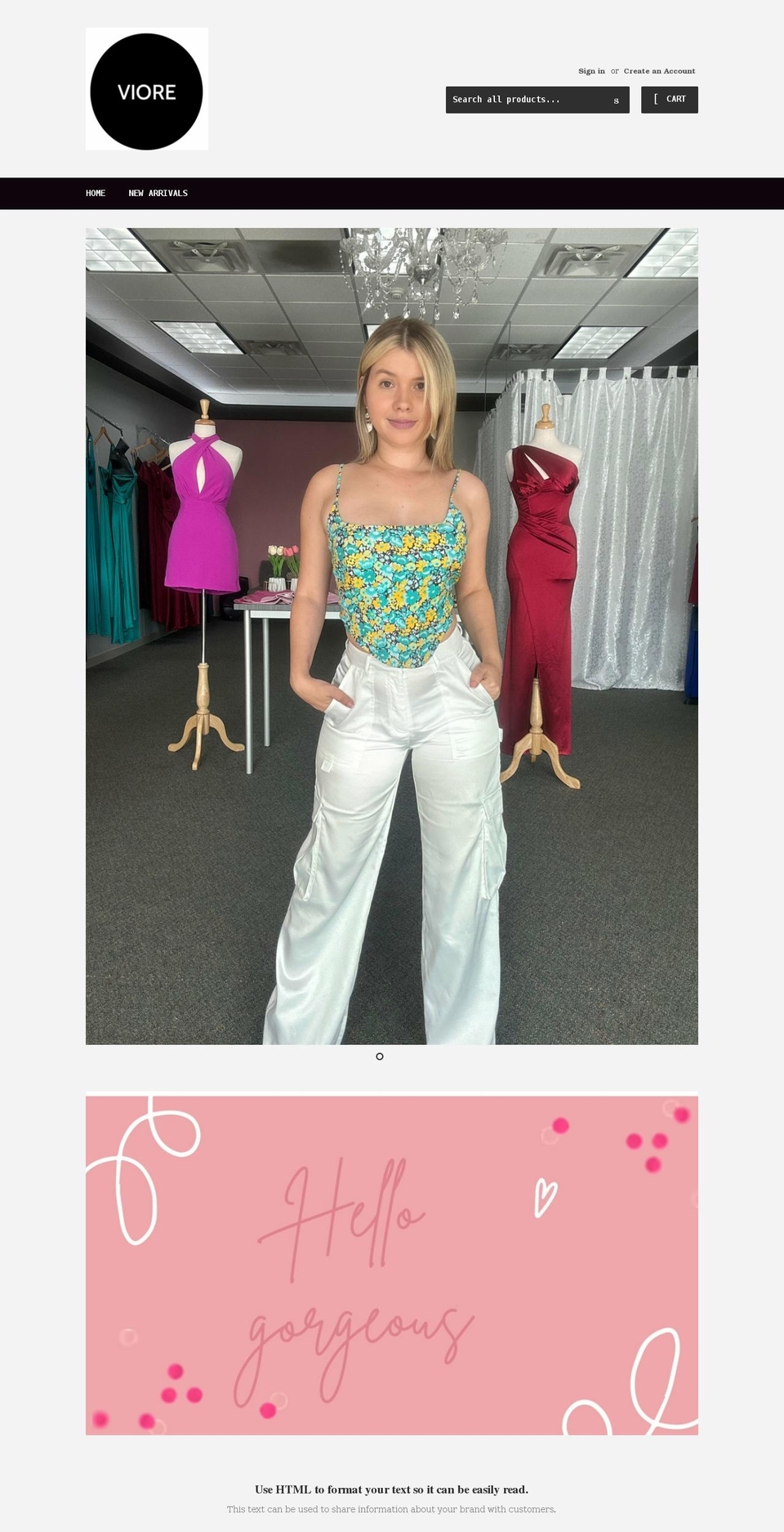 shopviorepr.com shopify website screenshot