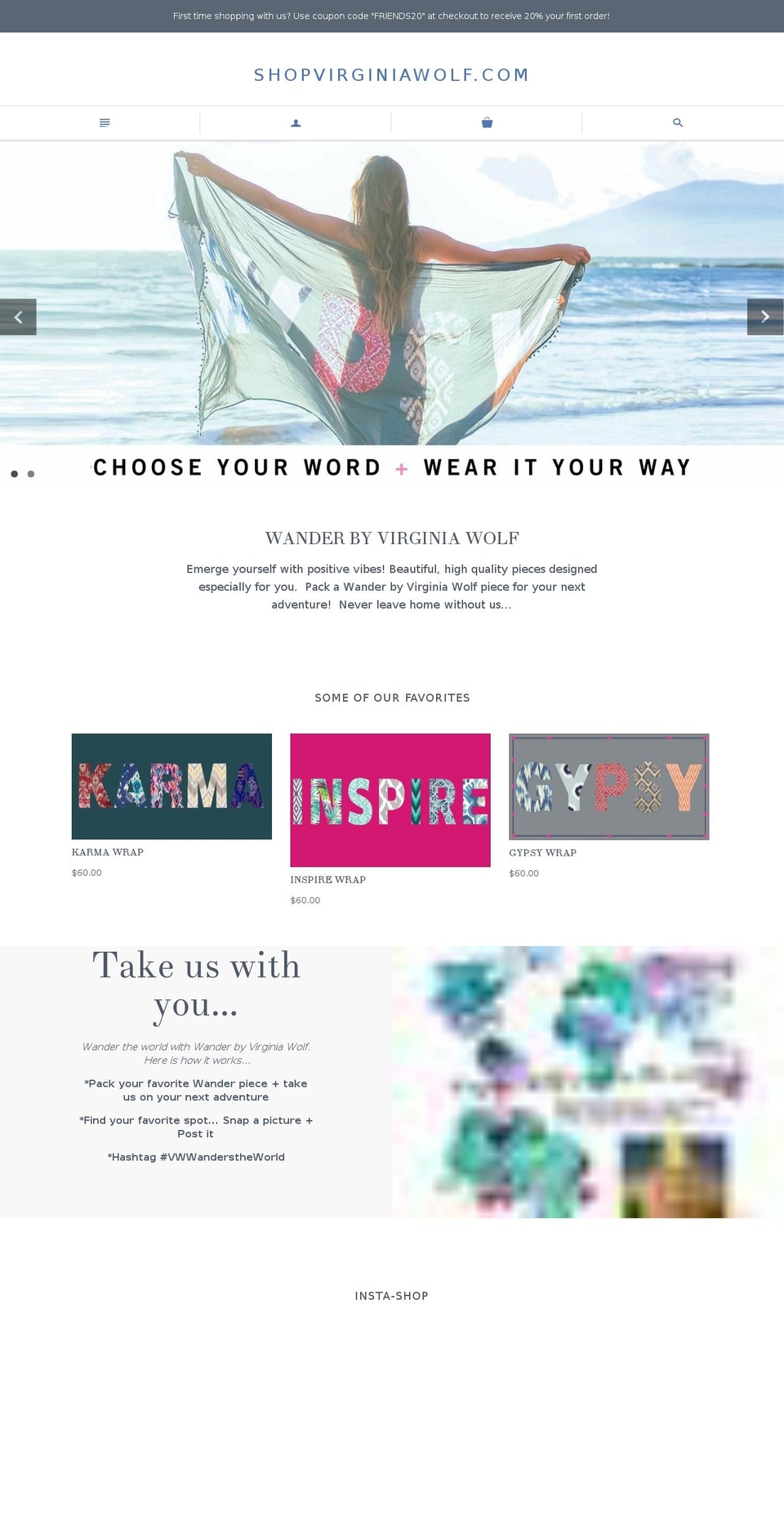 shopvirginiawolf.com — Shopify storefront screenshot