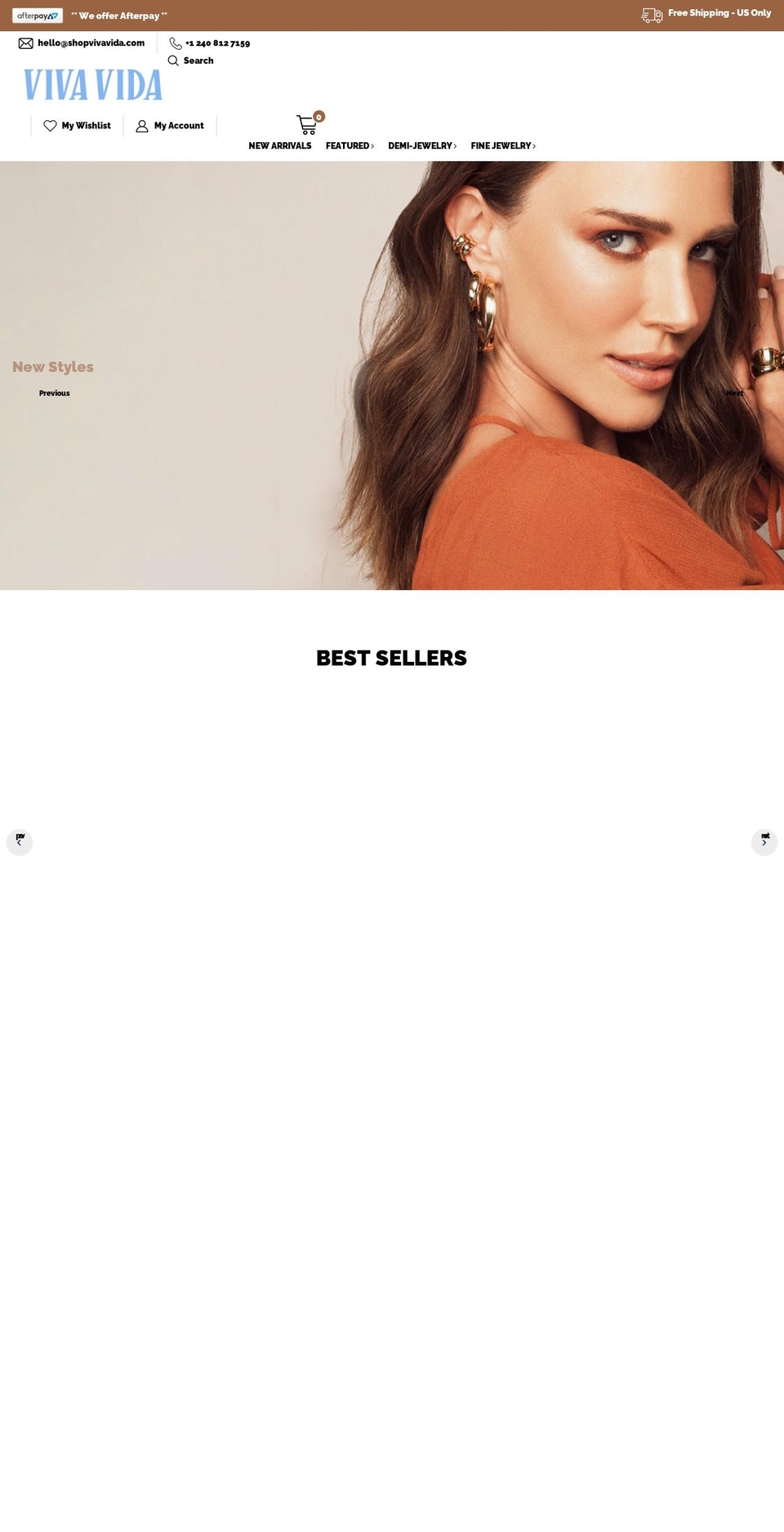 shopvivavida.com shopify website screenshot