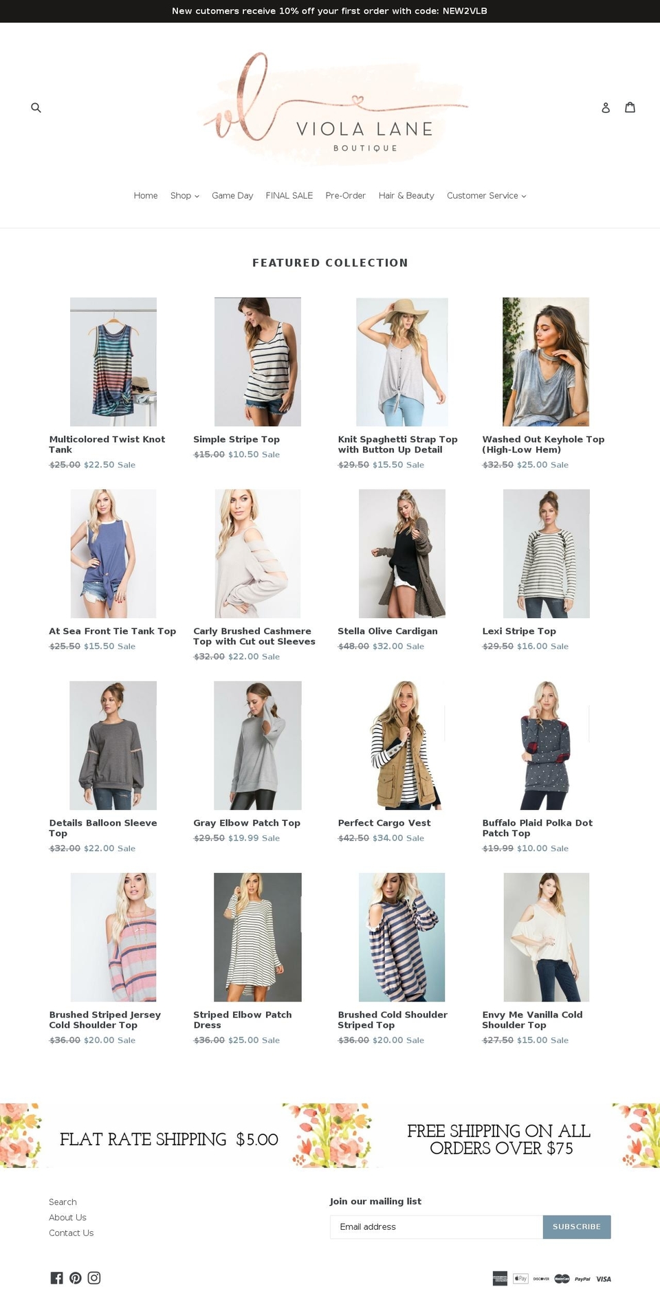 shopvlboutique.com shopify website screenshot