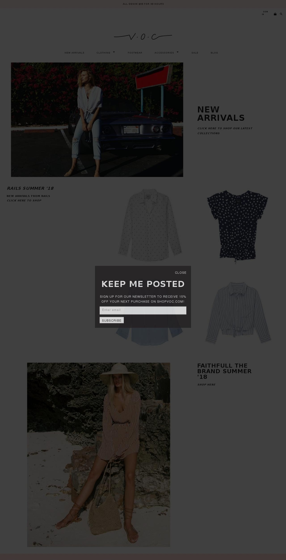 shopvoc.com — Shopify storefront screenshot