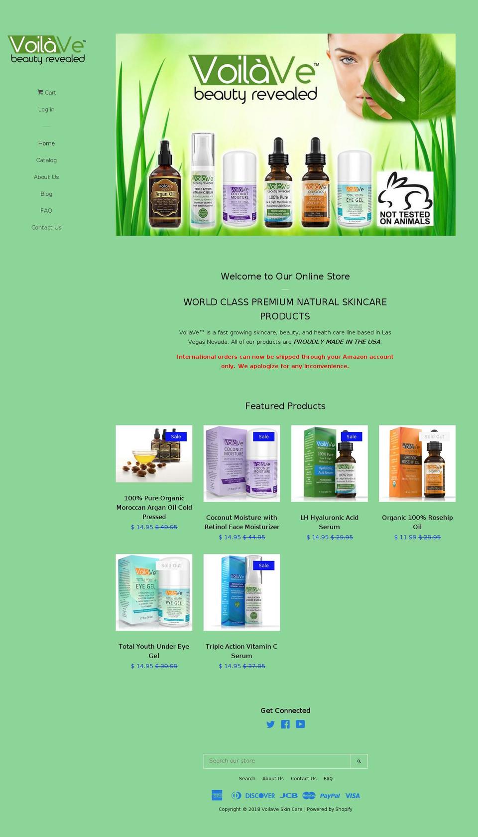 shopvoilave.com — Shopify storefront screenshot