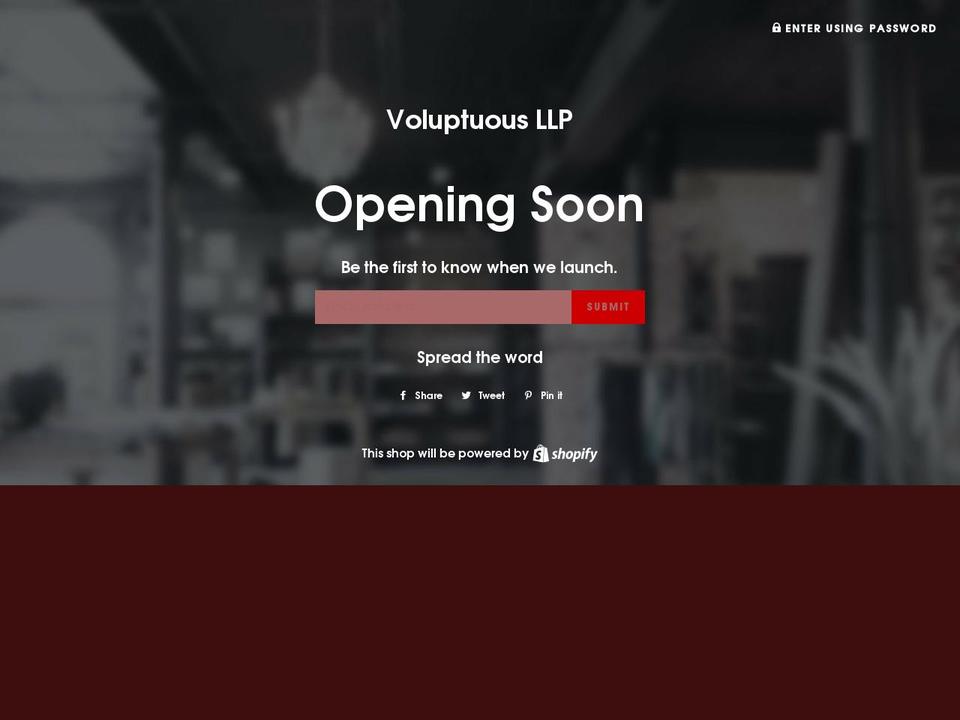 shopvoluptuous.com shopify website screenshot