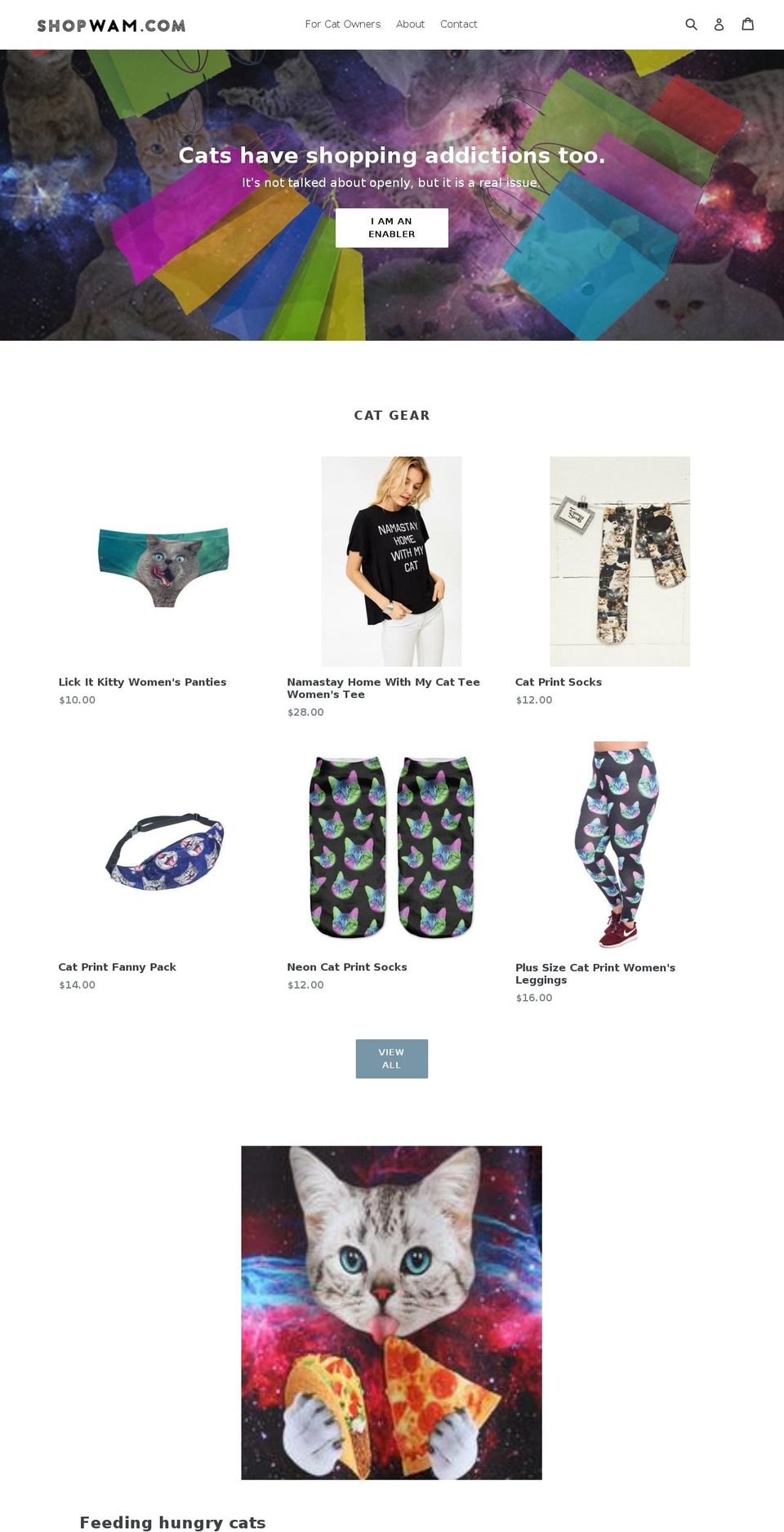 shopwam.com — Shopify storefront screenshot