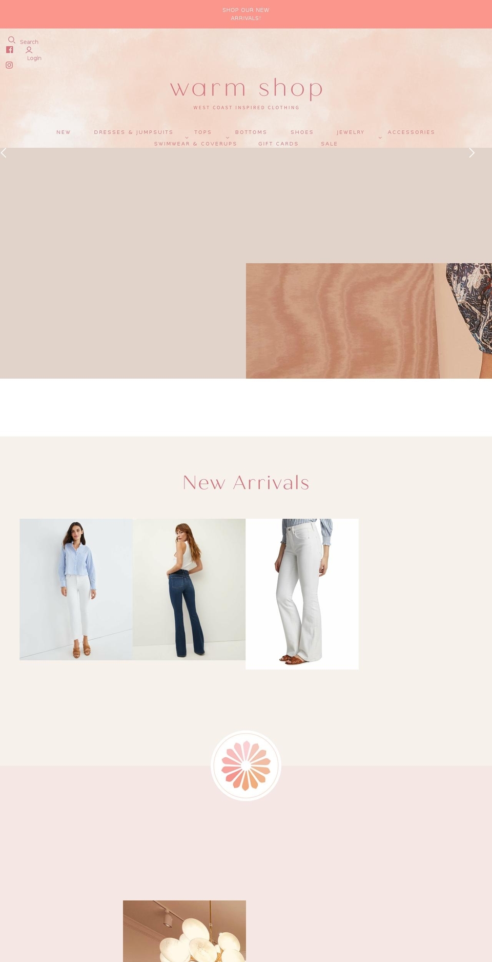 shopwarmsl.com shopify website screenshot