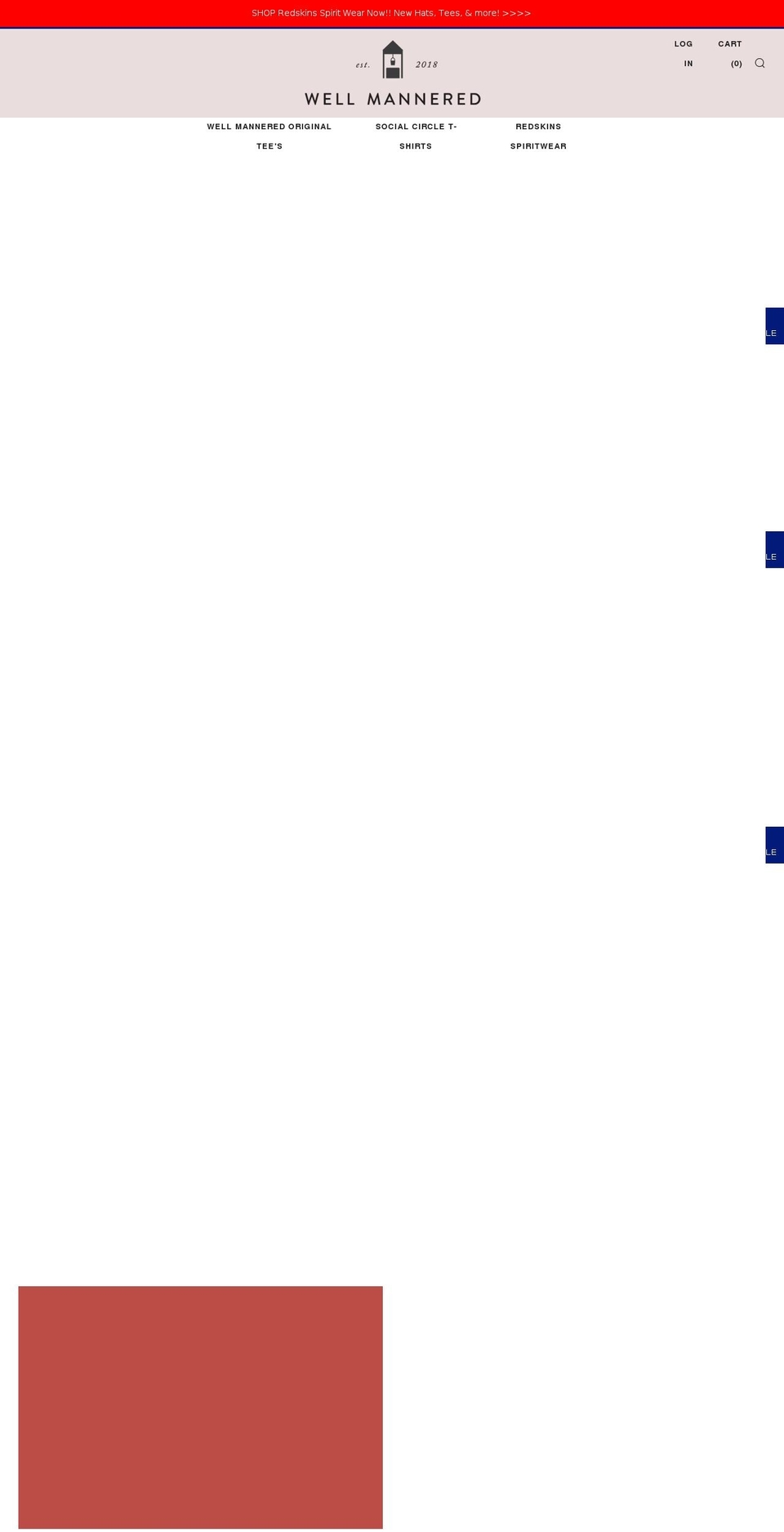 shopwellmannered.com shopify website screenshot