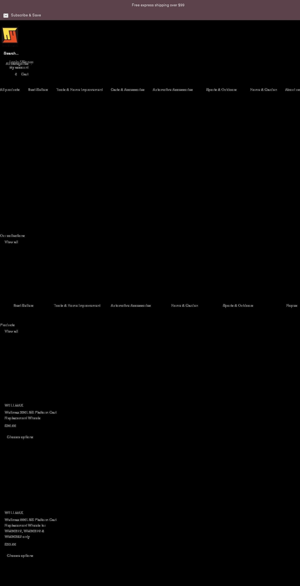 shopwellmax.com shopify website screenshot