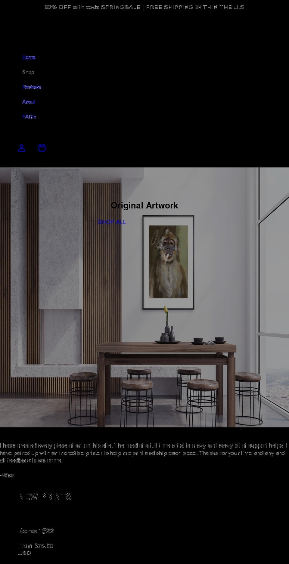 shopweshenry.com shopify website screenshot