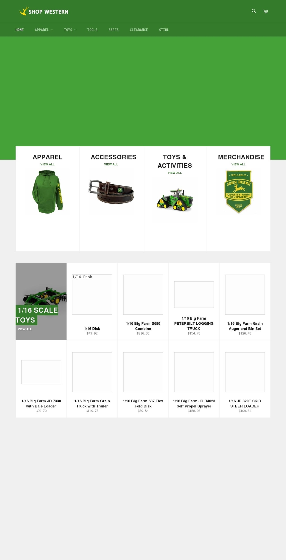 shopwestern.ca shopify website screenshot