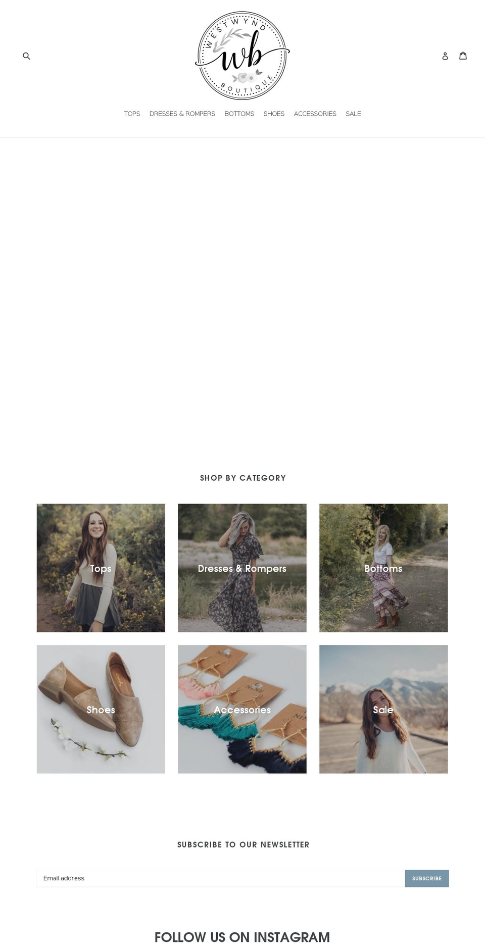 shopwestwynd.com — Shopify storefront screenshot