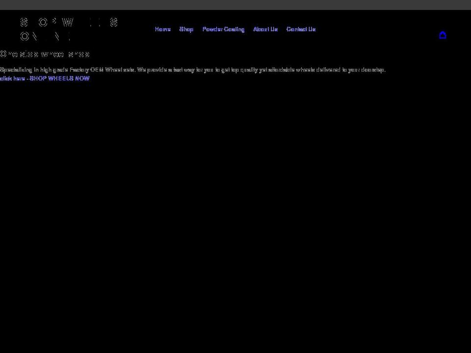 shopwheelsonline.com shopify website screenshot