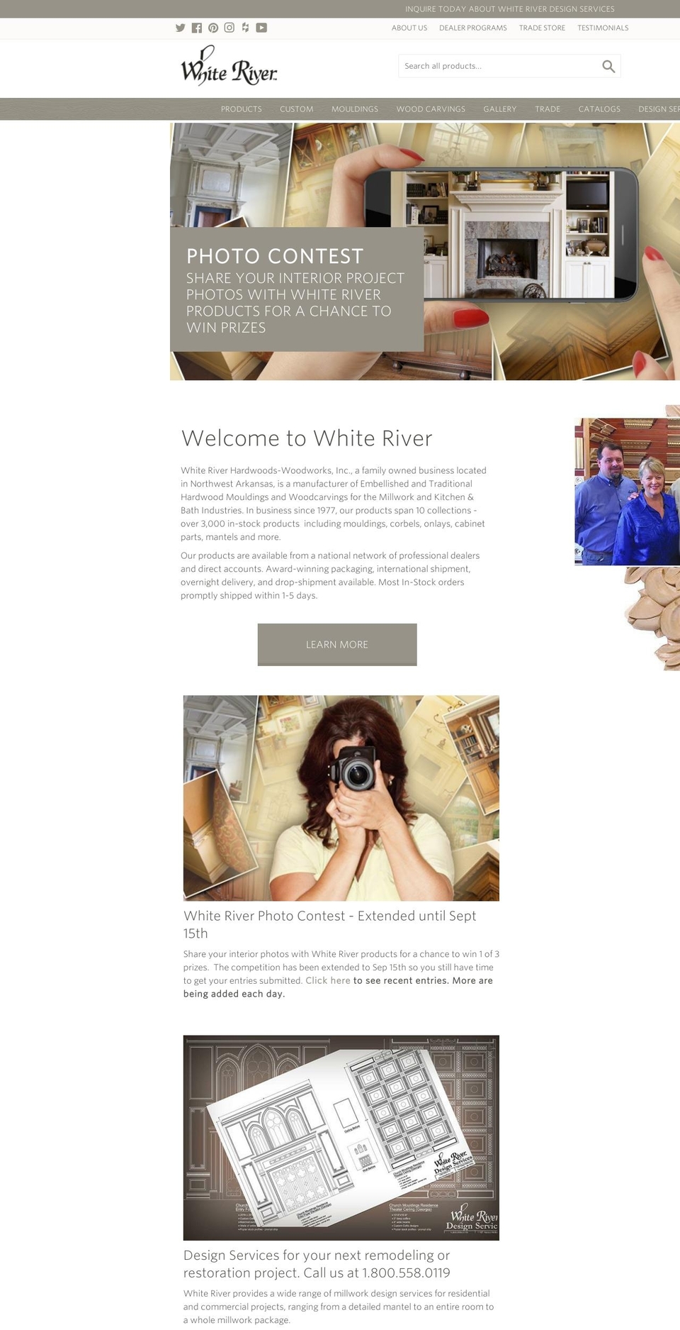 shopwhiteriverhardwoods.mobi shopify website screenshot