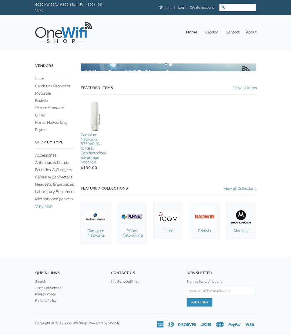 shopwifi.net shopify website screenshot