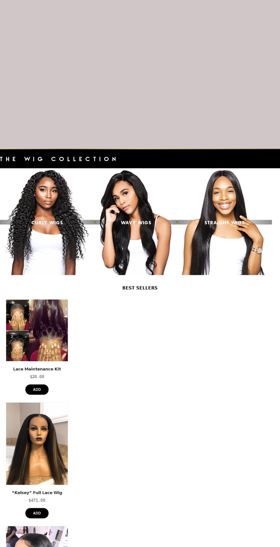 shopwigdealer.com — Shopify storefront screenshot