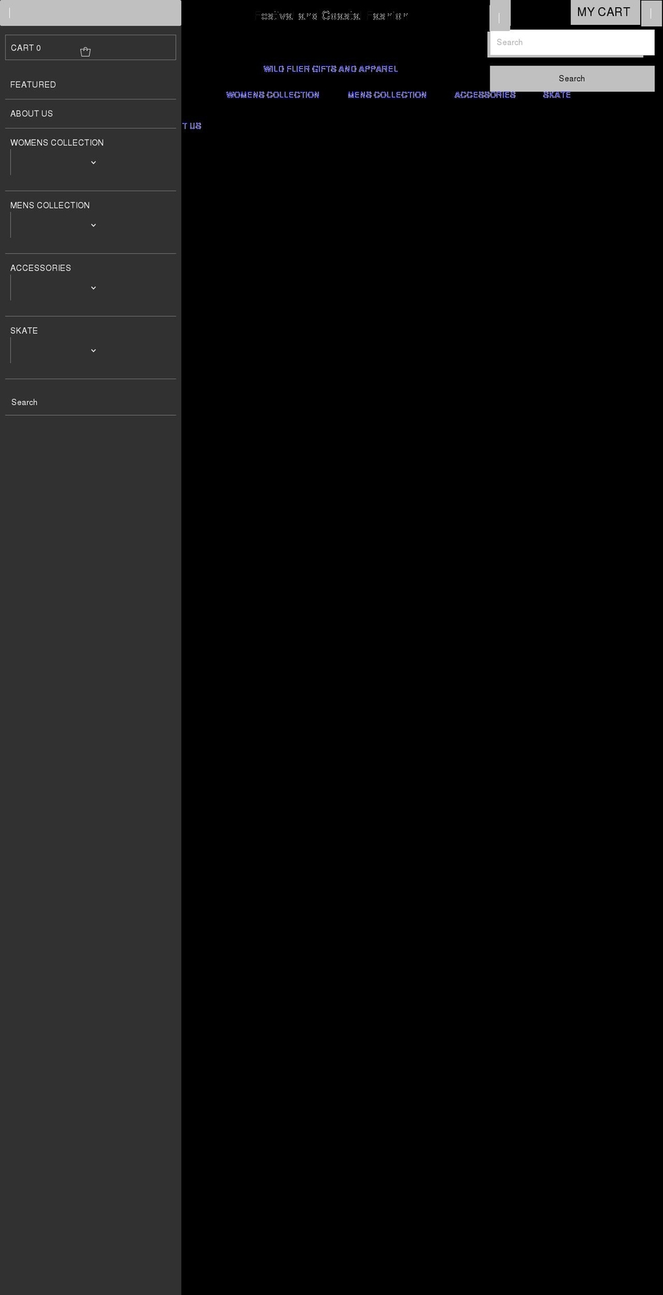 shopwildflier.com shopify website screenshot