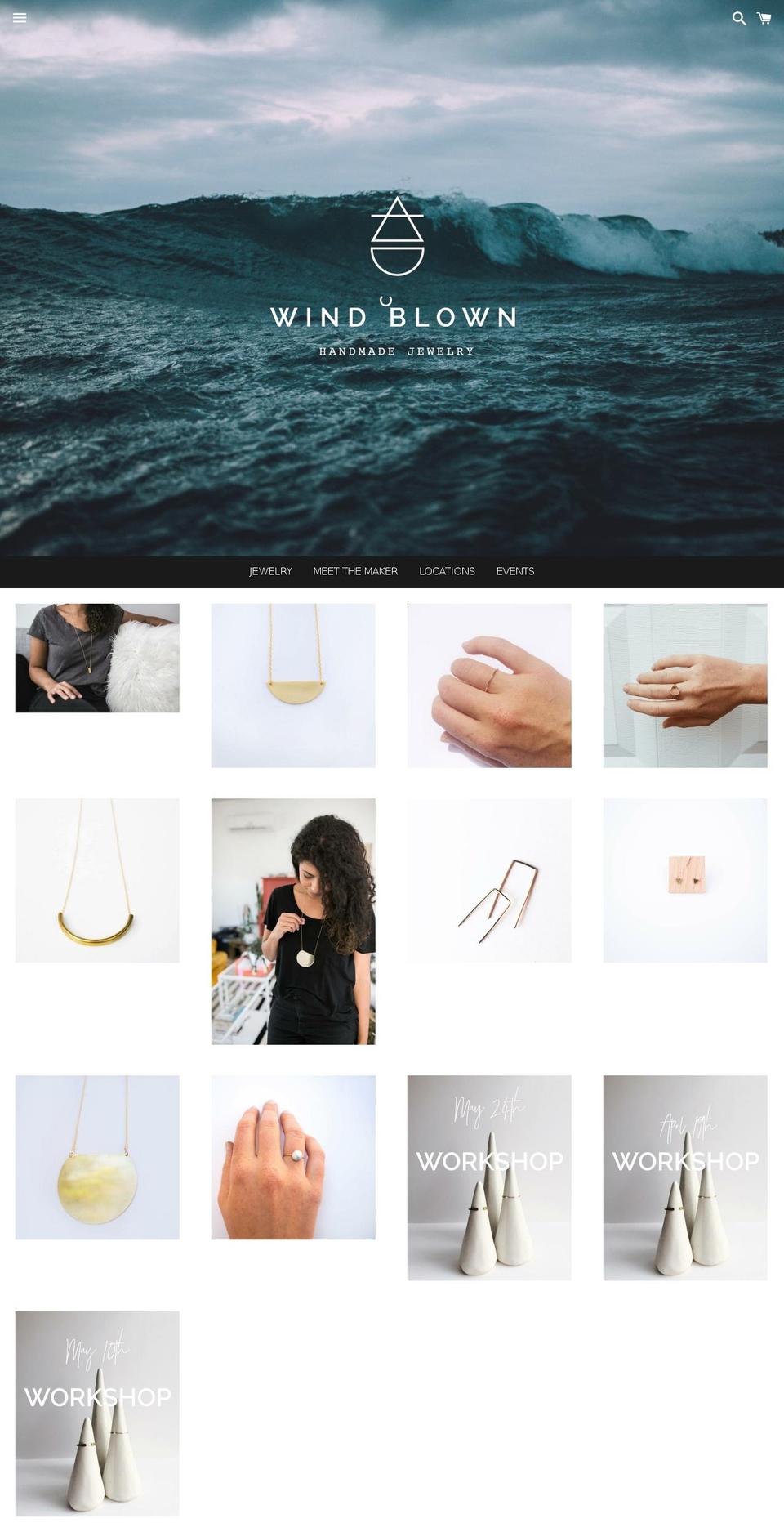 shopwindblown.com shopify website screenshot