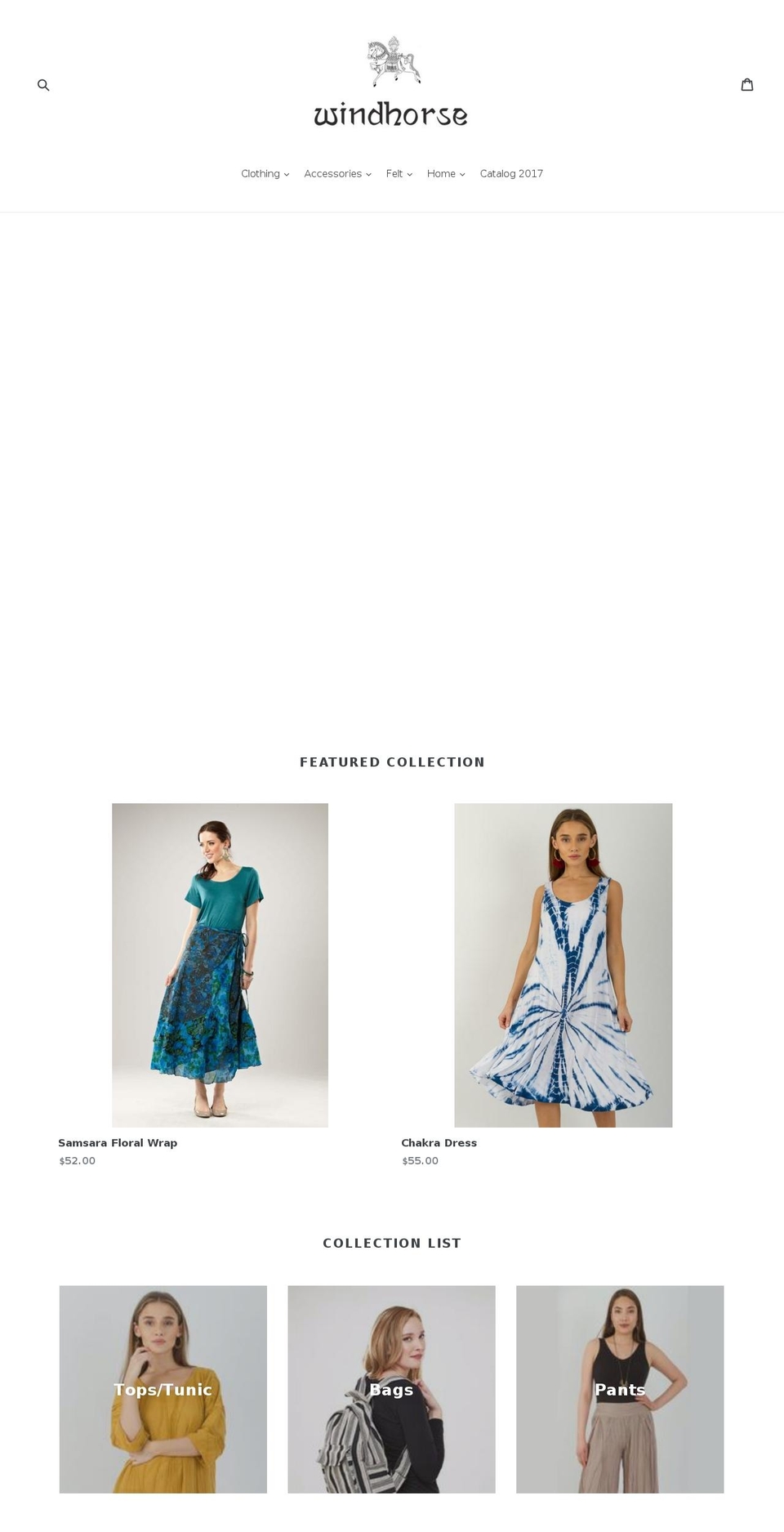 shopwindhorse.com shopify website screenshot