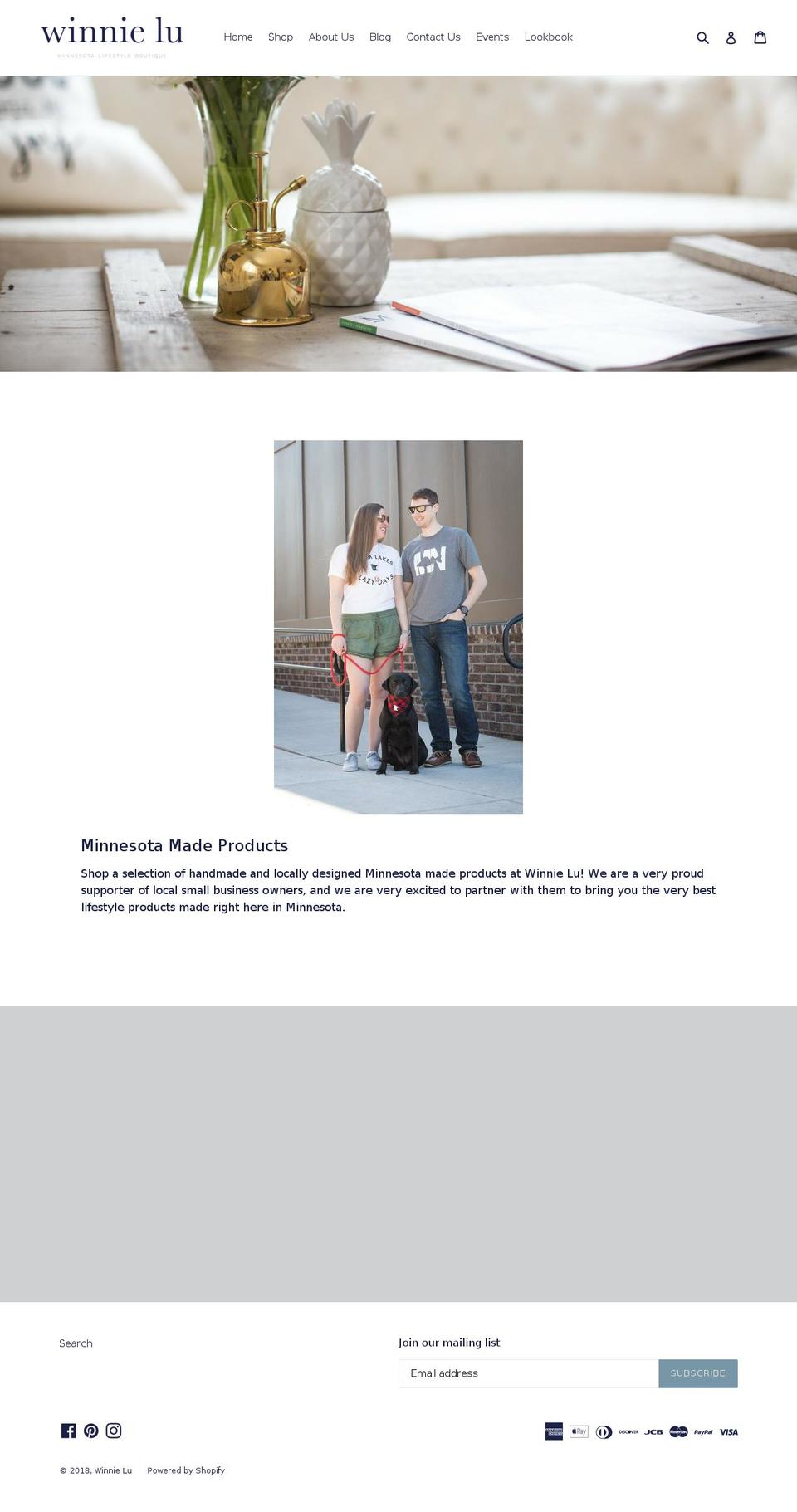 shopwinnielu.com shopify website screenshot