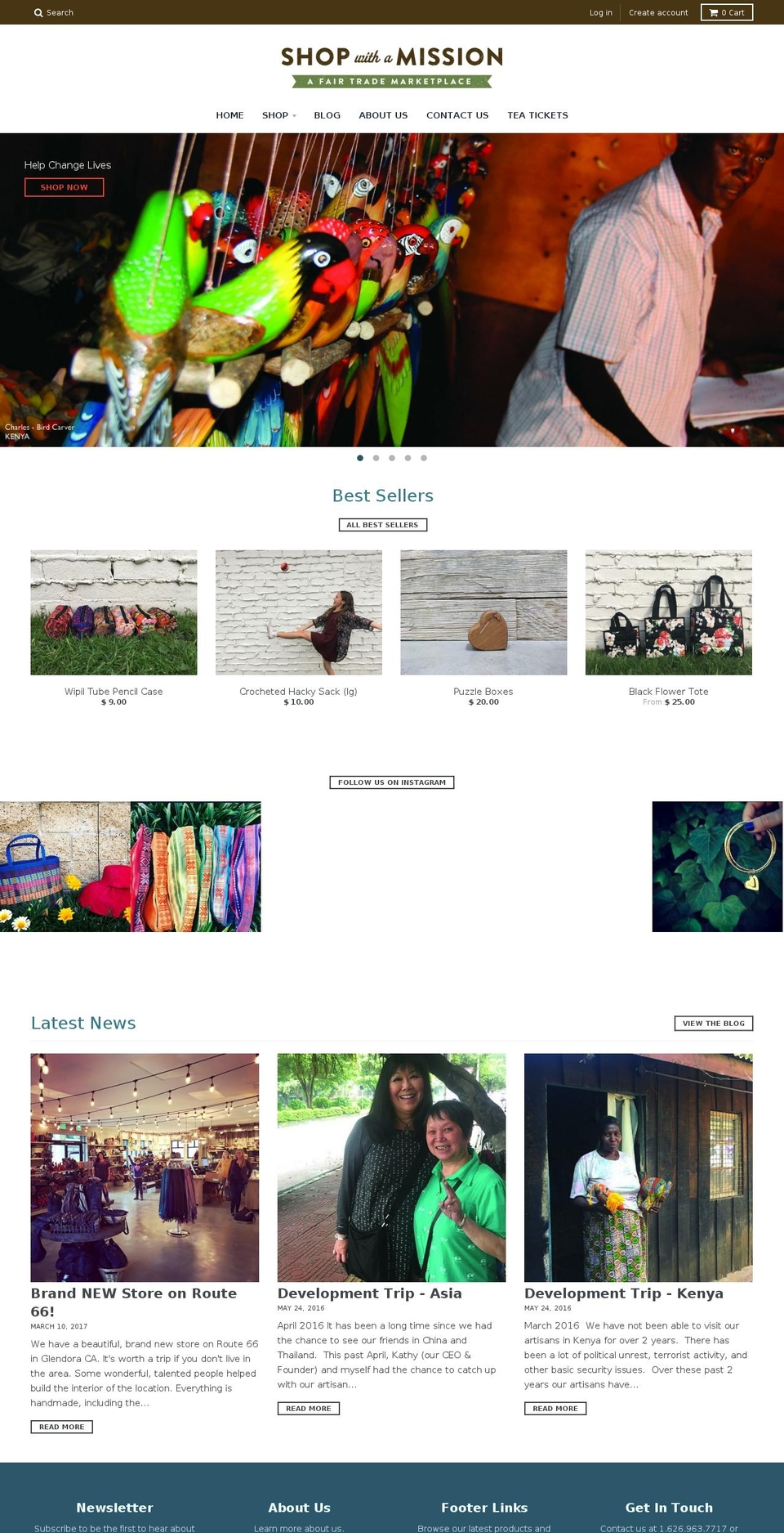 shopwithamission.com shopify website screenshot