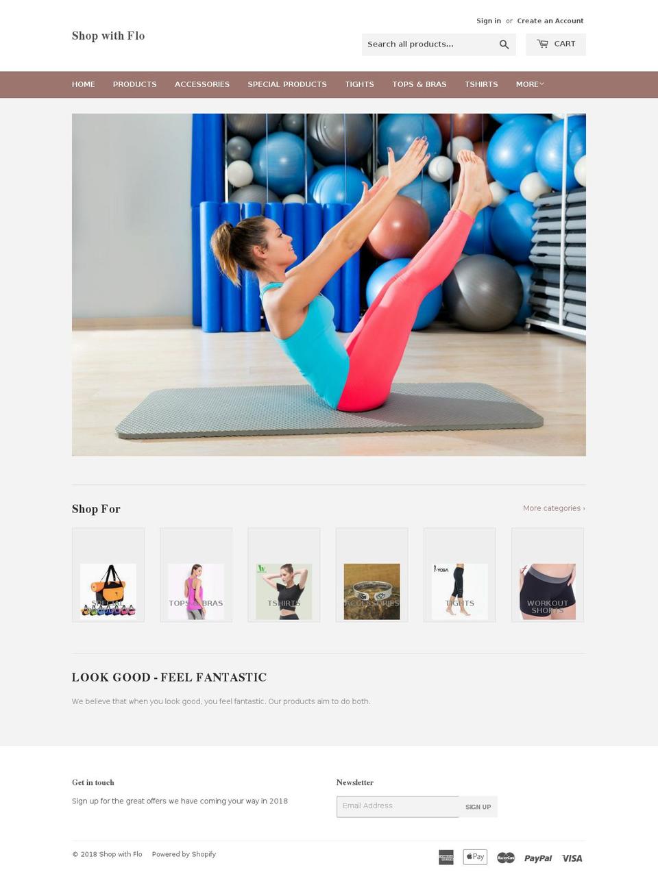 shopwithflo.com shopify website screenshot