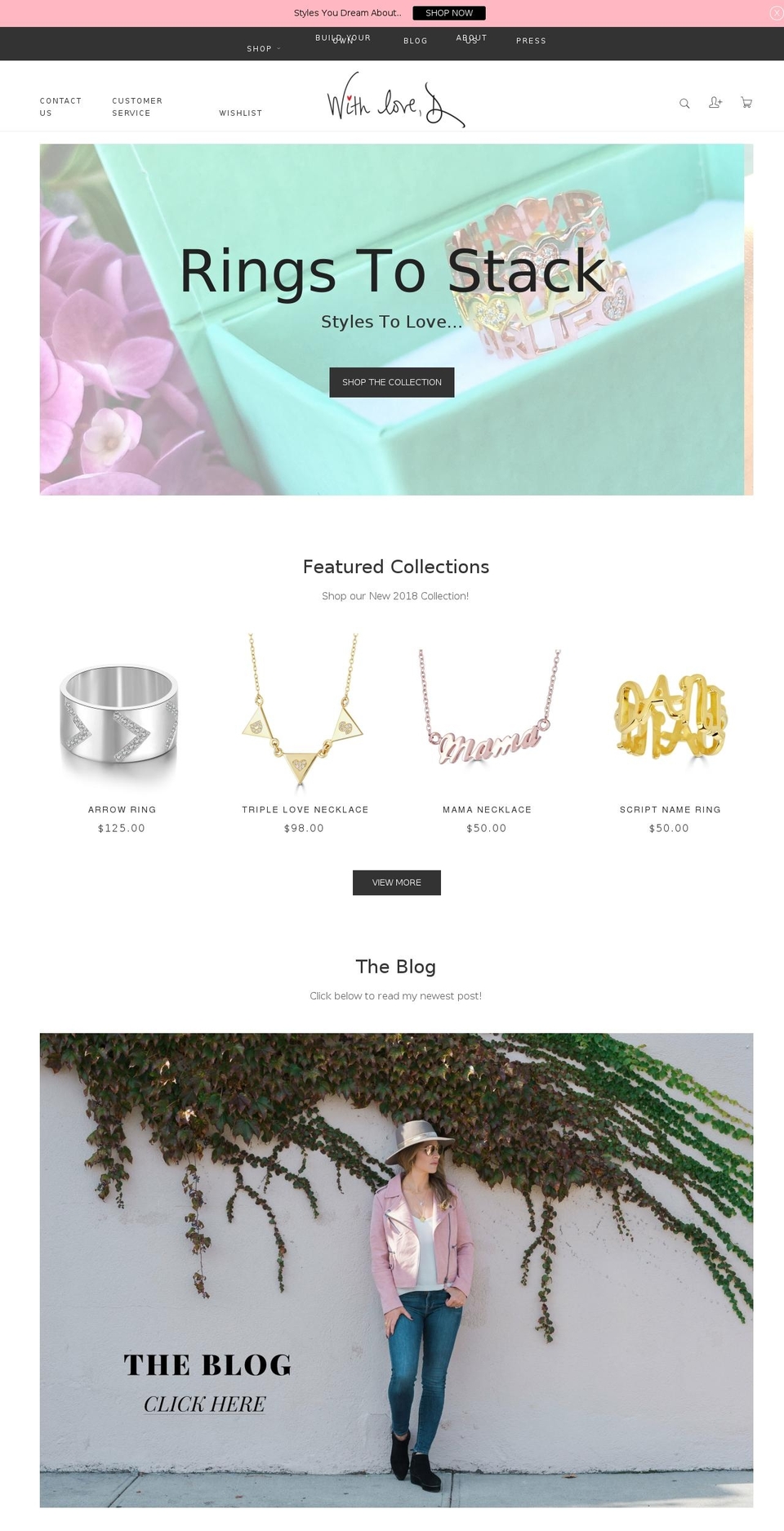 shopwithloved.com shopify website screenshot