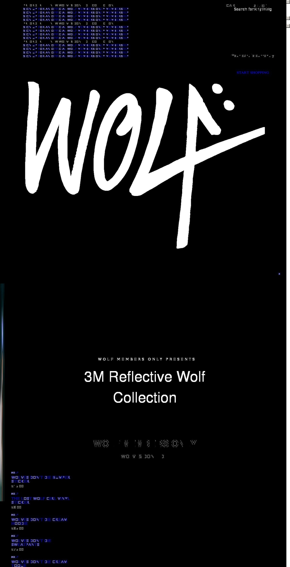 shopwolftyla.com shopify website screenshot
