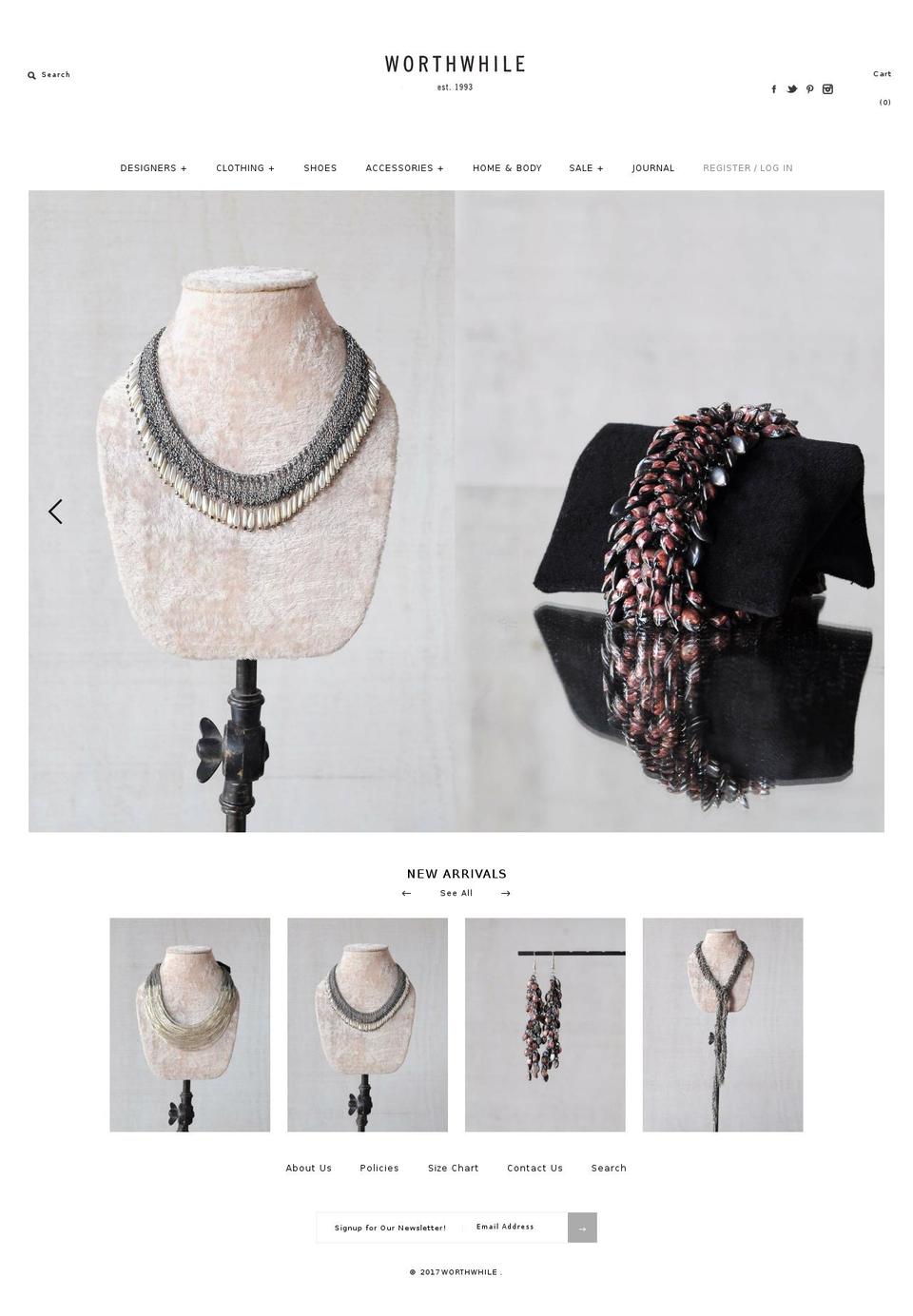 shopworthwhile.com shopify website screenshot