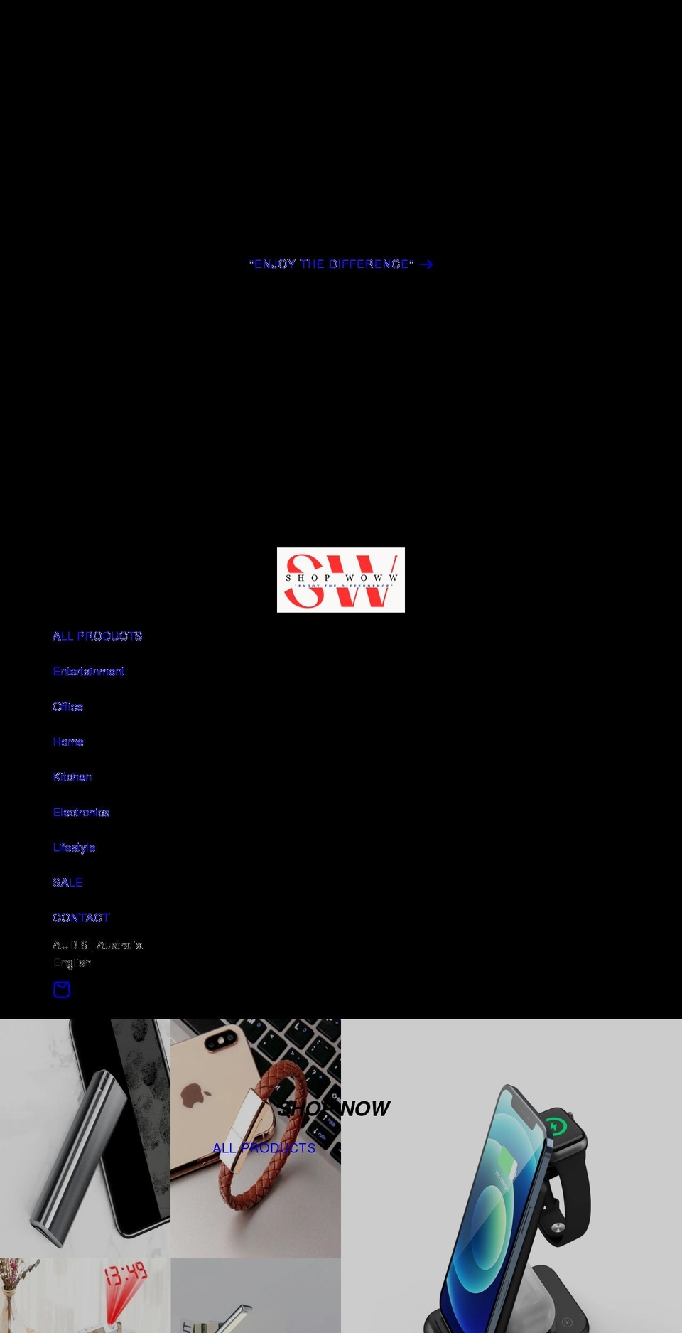 shopwoww.net shopify website screenshot