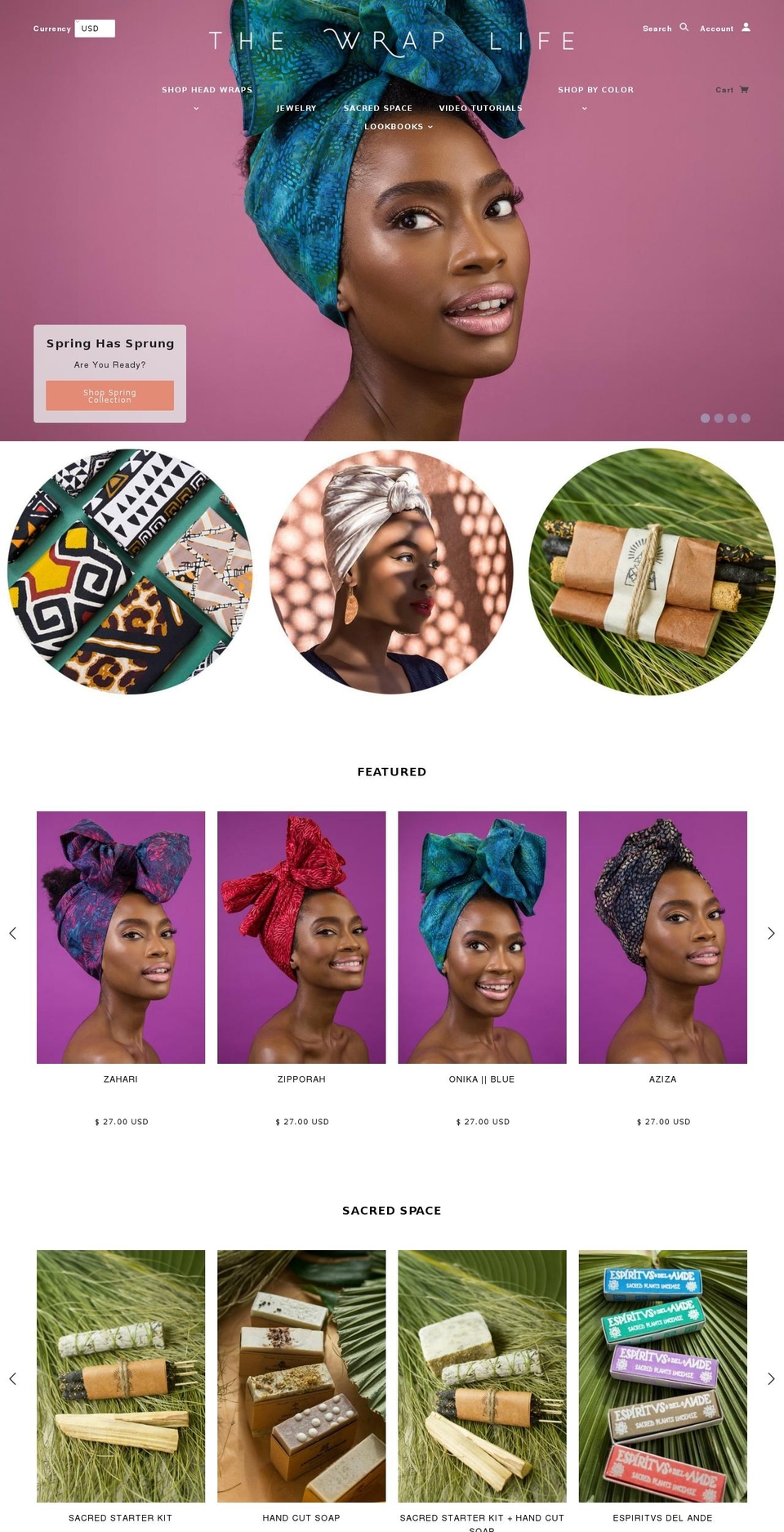 Latest Theme Shopify theme site example shopwraplife.com