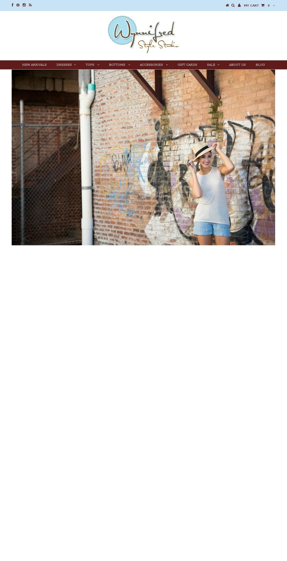 shopwynnifred.com shopify website screenshot