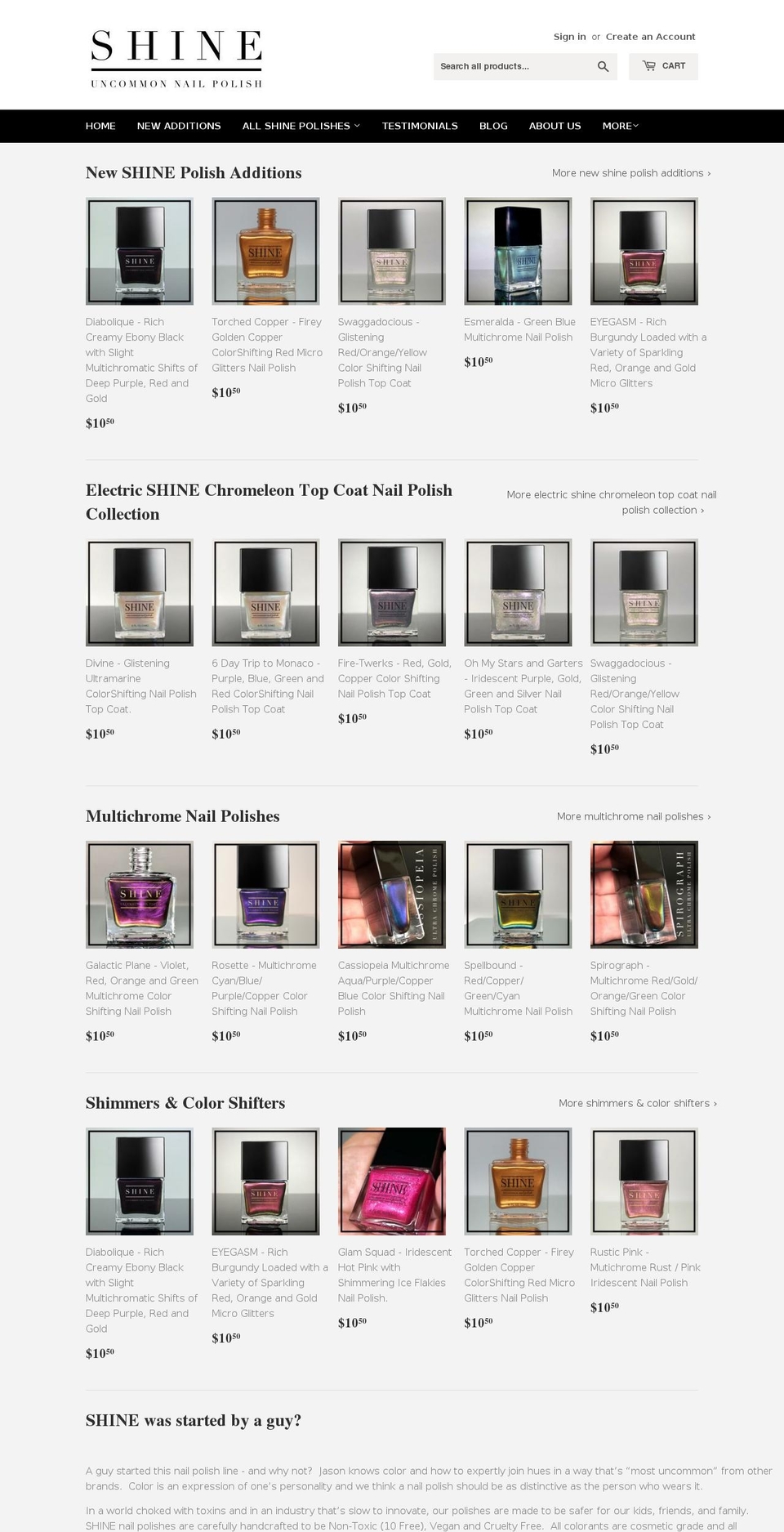 shopwys.com — Shopify storefront screenshot