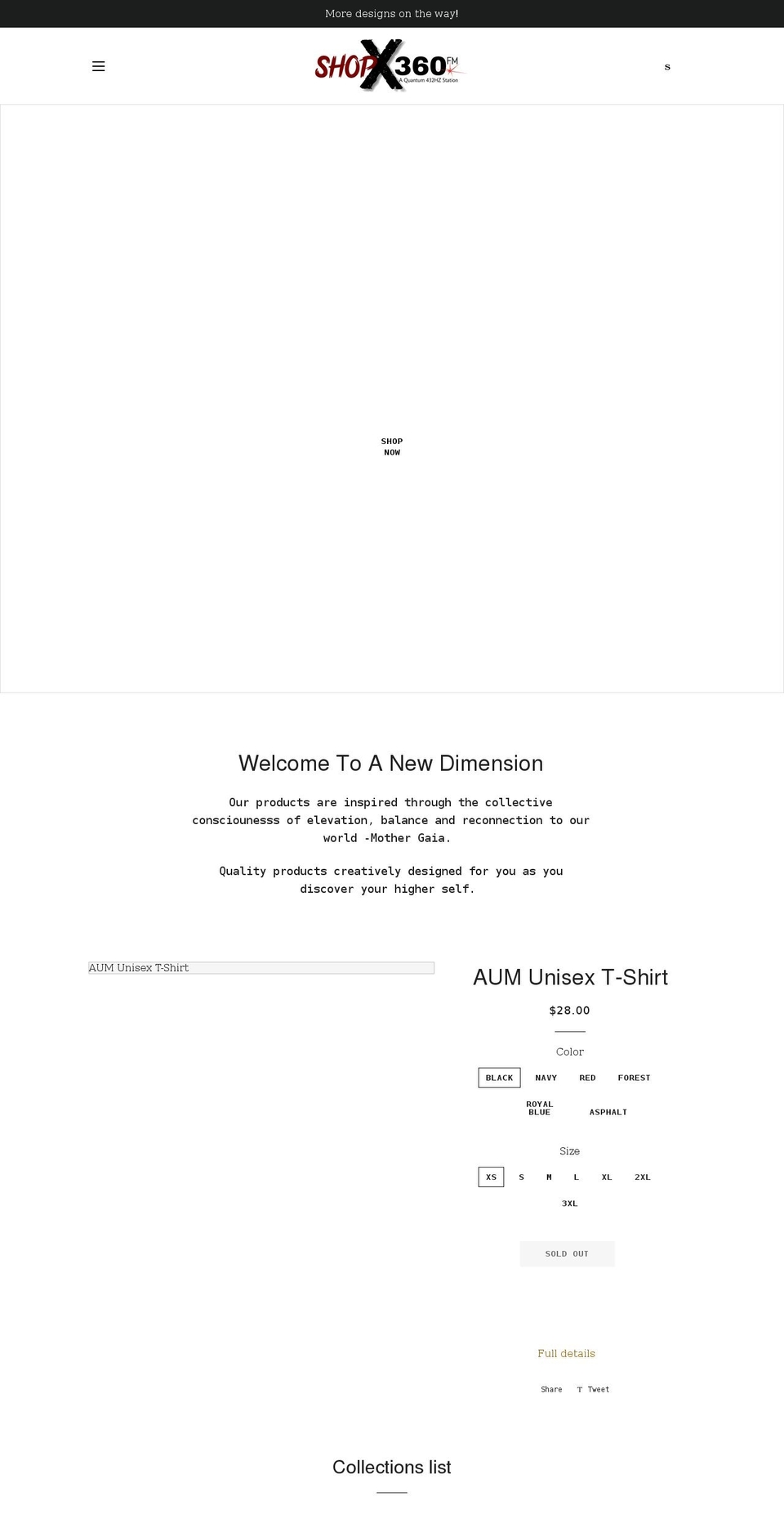 shopx360fm.com shopify website screenshot