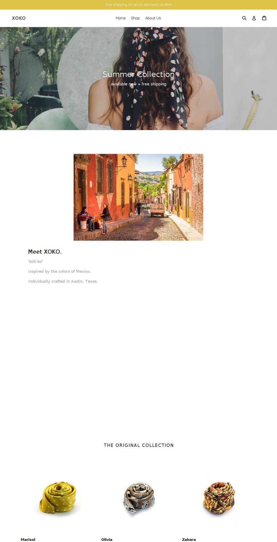 shopxoko.com — Shopify storefront screenshot