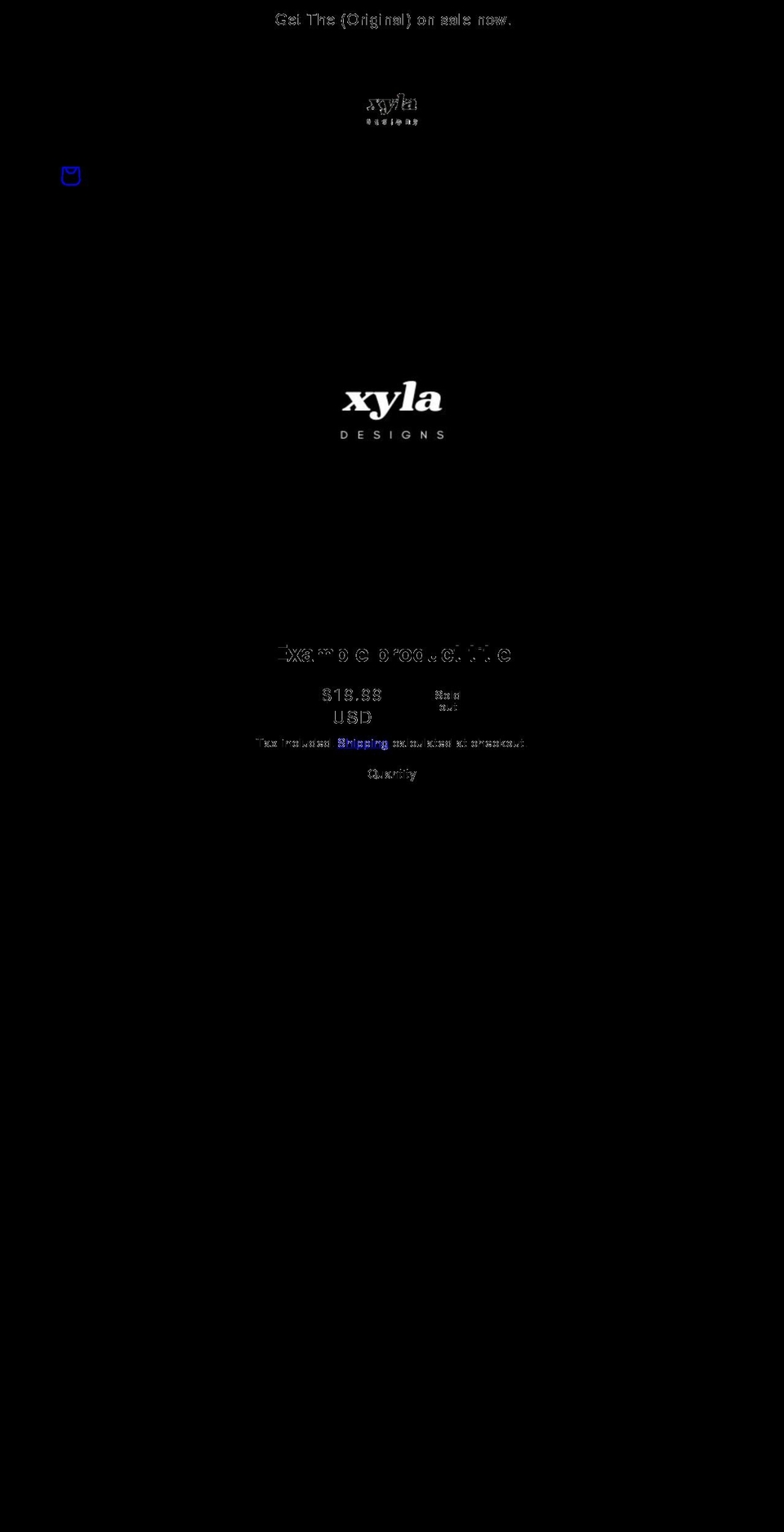 shopxyla.com shopify website screenshot