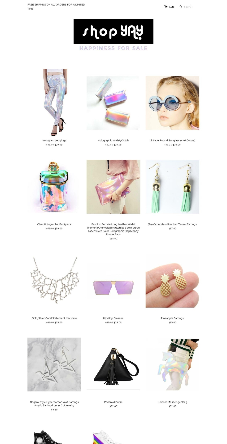 shopyay.com shopify website screenshot