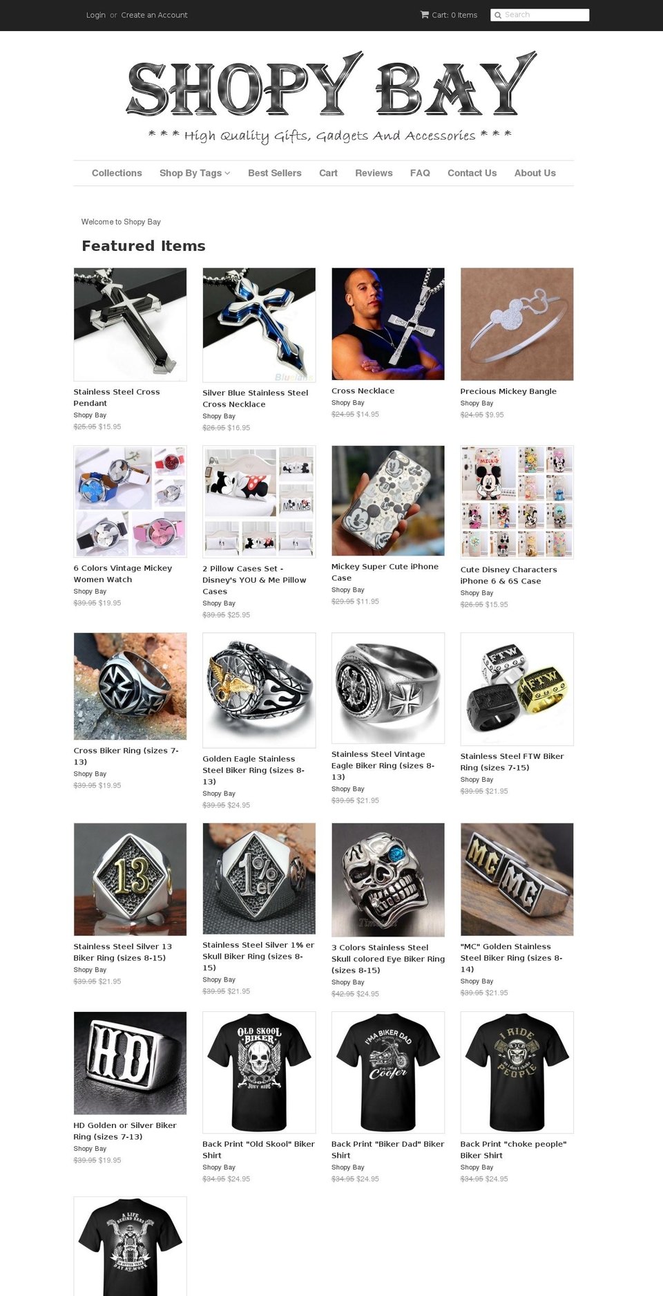 shopybay.com shopify website screenshot